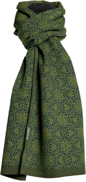Halsduk i filtad ull – Tulip grön